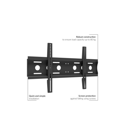 SUPPORTO DA MURO PER VIDEO 50-86" FINO A 80 KG VESA 800X400
