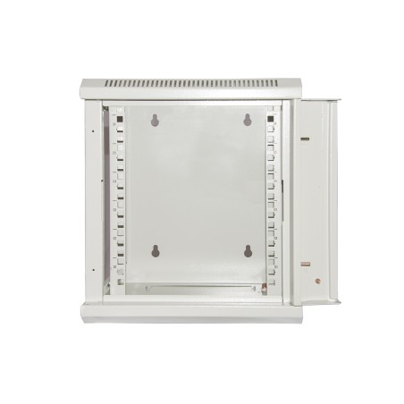 ARMADIO RACK 10" 6 UNITA' IN ACCIAIO COLORE GRIGIO CON FIANCHI APRIBILI