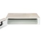 ARMADIO RACK 19" 2U PROFONDITA' 360 MM COLORE GRIGIO CON PORTA VETRO (AXPXL) CM 12X36X54