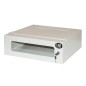 ARMADIO RACK 19" 3U PROFONDITA' 360 MM COLORE GRIGIO CON PORTA VETRO (AXPXL) CM 16X36X54