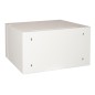 ARMADIO RACK 19" 6U PROFONDITA' 360 MM COLORE GRIGIO PORTA IN VETRO