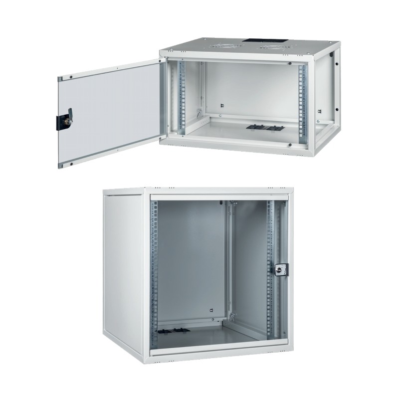 ARMADIO RACK 19" 6U PROFONDITA' 600 MM DA ASSEMBLARE GRIGIO DISASSEMBLATO SERIE EAVI