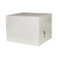 ARMADIO RACK 19" 6U PORTA IN FERRO ANTIVANDALISMO CON SERRATURA ANTIEFFRAZIONE GRIGIO CM 40X56X33 (PXLXA)
