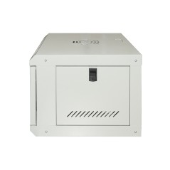 ARMADIO RACK 19" 6U LINK SERIE LIGHT COLORE GRIGIO CON PORTA VETRO (AXPXL) MM 300X400X530 RIPIANO INCLUSO