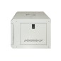 ARMADIO RACK 19" 6U LINK SERIE LIGHT COLORE GRIGIO CON PORTA VETRO (AXPXL) MM 300X400X530 RIPIANO INCLUSO