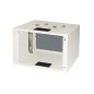ARMADIO RACK 19" DISASSEMBLATO 6 UNITA' DA MURO PER RETI (A)370 X (L)540 X (P) 300 MM COLORE GRIGIO PORTA VETRO
