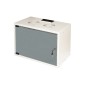 ARMADIO RACK 19" DISASSEMBLATO 6 UNITA' DA MURO PER RETI (A)370 X (L)540 X (P) 300 MM COLORE GRIGIO PORTA VETRO