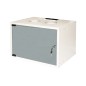 ARMADIO RACK 19" DISASSEMBLATO 6 UNITA' DA MURO PER RETI (A)370 X (L)540 X (P) 400 MM COLORE GRIGIO PORTA VETRO
