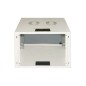 ARMADIO RACK 19" DISASSEMBLATO 6 UNITA' DA MURO PER RETI (A)370 X (L)540 X (P) 400 MM COLORE GRIGIO PORTA VETRO