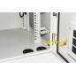 ARMADIO RACK 19 POLLICI 9U PER RETI DA ESTERNO CLASSE PROTEZIONE IP55 MISURE MM (L)600X(P)450X(A)467 GRIGIO CHIARO CON VENTOLE F