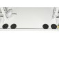 ARMADIO RACK 19 POLLICI 9U PER RETI DA ESTERNO CLASSE PROTEZIONE IP55 MISURE MM (L)600X(P)450X(A)467 GRIGIO CHIARO CON VENTOLE F