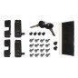 ARMADIO RACK 19" DISASSEMBLATO 9 UNITA' DA MURO PER RETI (A)460 X (L)540 X (P) 400 MM COLORE GRIGIO PORTA VETRO ARMADIO RACK 19" DISASSEMBLATO 9 UNITA' DA MURO PER RETI (A)460 X (L)540 X (P) 400 MM COLORE GRIGIO PORTA VETRO