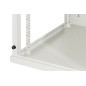 ARMADIO RACK 19" 9 UNITA' DA MURO (A)490X (L)540 X PROFONDITA' 600 MM. COLORE GRIGIO CHIARO PORTA VETRO