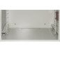 ARMADIO RACK 19" 9 UNITA' GRIGIO PORTA IN FERRO ANTIVANDALISMO CON SERRATURA ANTIEFFRAZIONE CM 40X56X46 (PXLXA)