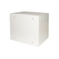 ARMADIO RACK 19" 9 UNITA' GRIGIO PORTA IN FERRO ANTIVANDALISMO CON SERRATURA ANTIEFFRAZIONE CM 40X56X46 (PXLXA)