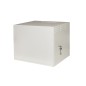 ARMADIO RACK 19" 9 UNITA' GRIGIO PORTA IN FERRO ANTIVANDALISMO CON SERRATURA ANTIEFFRAZIONE CM 40X56X46 (PXLXA)