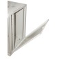 ARMADIO RACK 19" 9 UNITA' DA MURO PER RETI (A)485 X (L)540 X (P) 450 MM COLORE GRIGIO PORTA VETRO