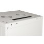 ARMADIO RACK 19" 9 UNITA' DA MURO A) 500 X (L) 600 X (P) 450 GRIGIO DISASSEMBLATO PORTA VETRO