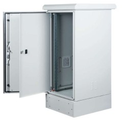 ARMADIO RACK 19 9U PROTEZIONE IP65 MISURE L600 H769 P650 CON BASE 200MM