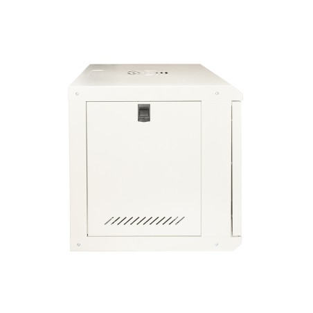 ARMADIO RACK 19" 9U LINK SERIE LIGHT COLORE GRIGIO CON PORTA VETRO (AXPXL) MM 450X400X530 RIPIANO INCLUSO