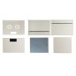 ARMADIO RACK 19" DISASSEMBLATO 12 UNITA' DA MURO PER RETI (A)595 X (L)540 X (P) 400 MM COLORE GRIGIO PORTA VETRO