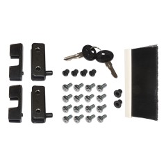 ARMADIO RACK 19" DISASSEMBLATO 12 UNITA' DA MURO PER RETI (A)595 X (L)540 X (P) 400 MM COLORE GRIGIO PORTA VETRO