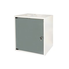 ARMADIO RACK 19" DISASSEMBLATO 12 UNITA' DA MURO PER RETI (A)595 X (L)540 X (P) 400 MM COLORE GRIGIO PORTA VETRO