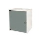 ARMADIO RACK 19" DISASSEMBLATO 12 UNITA' DA MURO PER RETI (A)595 X (L)540 X (P) 400 MM COLORE GRIGIO PORTA VETRO