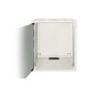 ARMADIO RACK 19" DISASSEMBLATO 12 UNITA' DA MURO PER RETI (A)595 X (L)540 X (P) 400 MM COLORE GRIGIO PORTA VETRO