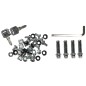 ARMADIO RACK 19" 12 UNITA' DA MURO (A) 635 X (L) 600 X (P) 450 GRIGIO DISASSEMBLATO PORTA VETRO