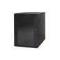 ARMADIO RACK 19" 12 UNITA' DA MURO (A) 635 X (L) 600 X (P) 450 NERO DISASSEMBLATO PORTA VETRO ARMADIO RACK 19" 12 UNITA' DA MURO (A) 635 X (L) 600 X (P) 450 NERO DISASSEMBLATO PORTA VETRO