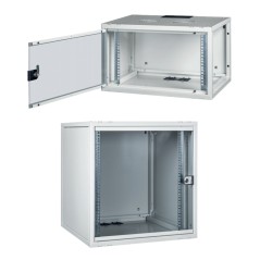 ARMADIO RACK 19" 15U PROFONDITA' 450 MM DA ASSEMBLARE GRIGIO DISASSEMBLATO SERIE EAVI