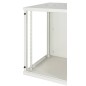 ARMADIO RACK 19" 15 UNITA' DA MURO (A)750X (L)540X (P) 600 MM. COLORE GRIGIO CHIARO, PORTA A VETRO.