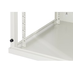 ARMADIO RACK 19" 15 UNITA' DA MURO (A)750X (L)540X (P) 600 MM. COLORE GRIGIO CHIARO, PORTA A VETRO.