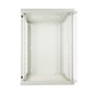 ARMADIO RACK 19" 15 UNITA' DA MURO (A)750X (L)540X (P) 600 MM. COLORE GRIGIO CHIARO, PORTA A VETRO.
