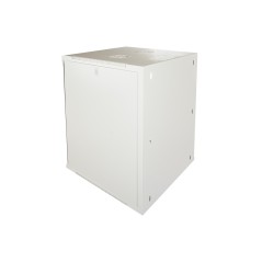 ARMADIO RACK 19" 15 UNITA' DA MURO (A)750X (L)540X (P) 600 MM. COLORE GRIGIO CHIARO, PORTA A VETRO.