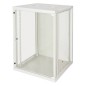 ARMADIO RACK 19" 15 UNITA' DA MURO (A)750X (L)540X (P) 600 MM. COLORE GRIGIO CHIARO, PORTA A VETRO.