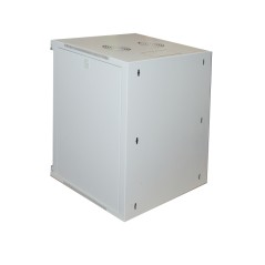 ARMADIO RACK 19" 15 UNITA' DA MURO PER RETI (A)750 X (L)540 X (P) 450 MM COLORE GRIGIO PORTA VETRO