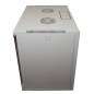 ARMADIO RACK 19" 15 UNITA' DA MURO PER RETI (A)750 X (L)540 X (P) 450 MM COLORE GRIGIO PORTA VETRO