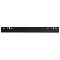 ARMADIO RACK 19" 15 UNITA' DA MURO (A) 770 X (L) 600 X (P) 450 NERO DISASSEMBLATO PORTA VETRO