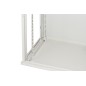 ARMADIO RACK 19" 18 UNITA' DA MURO (A)900 (L)600 X PROFONDITA' 600 MM. COLORE GRIGIO CHIARO PORTA VETRO