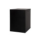 ARMADIO RACK 19" 18 UNITA' DA MURO (A)900 (L)600 X PROFONDITA' 600 MM. COLORE NERO PORTA VETRO