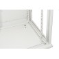 ARMADIO RACK 19" 18 UNITA' DA MURO (A) 905 X( L) 600 X (P) 450 GRIGIO DISASSEMBLATO PORTA VETRO