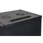 ARMADIO RACK 19" 18 UNITA' DA MURO (A) 905 X( L) 600 X (P) 450 NERO DISASSEMBLATO PORTA VETRO