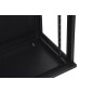 ARMADIO RACK 19" 18 UNITA' DA MURO (A) 905 X( L) 600 X (P) 450 NERO DISASSEMBLATO PORTA VETRO