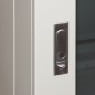 ARMADIO RACK PER RETI 19" 22U (A)1166, (L)600, (P)800 COLORE GRIGIO PORTA VETRO