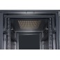 ARMADIO RACK PER RETI 19" 22U (A)1166, (L)600, (P)800 COLORE NERO PORTA VETRO