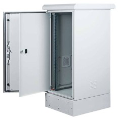 ARMADIO RACK 19" 24U PROTEZIONE IP65 MISURE LX600 AX1434 PX650 CON BASE 200MM