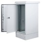 ARMADIO RACK 19" 24U PROTEZIONE IP65 MISURE LX600 AX1434 PX650 CON BASE 200MM