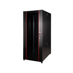 ARMADIO RACK 19" 26U 600X1000 SERIE EAVI PORTA VETRO COLORE NERO SERIE EAVI
